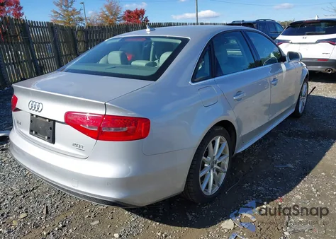 2014 Audi A4 2.0T Premium z USA, uszkodzony, nr VIN WAUFFAFLXEN012891